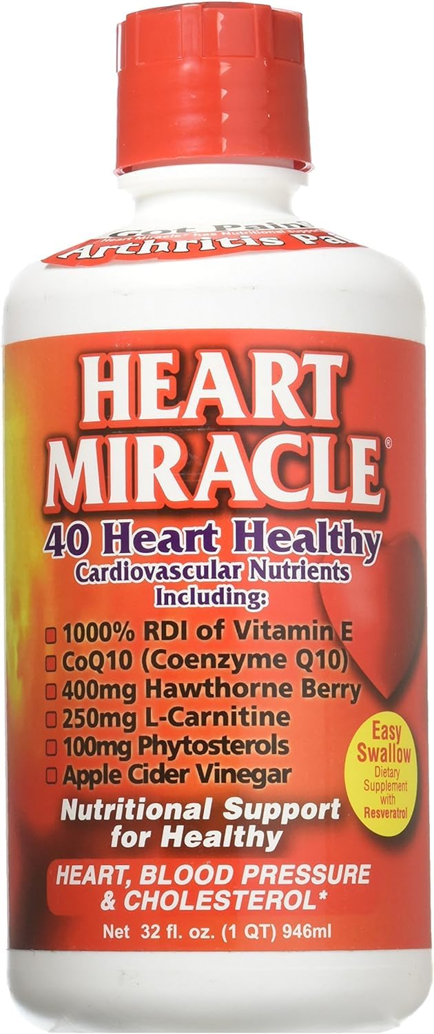 Century Systems - Heart Miracle, Nutritional Supplement for Blood Pressure, Cholesterol, and Cardiovascular Support, 32 Ounce Liquid, 16-32 Servings Century Systems buy supplements canada