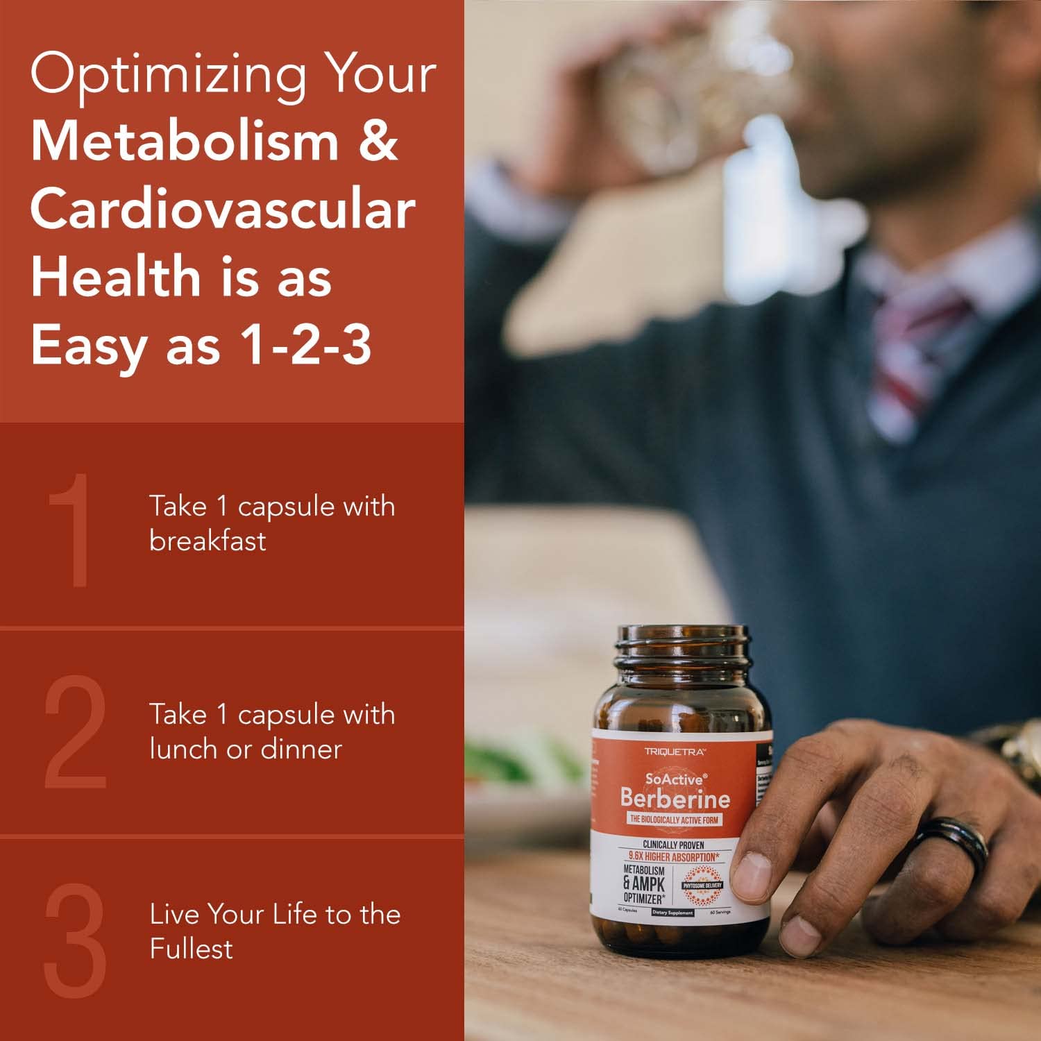 SoActive Berberine 550mg: 9.6X Higher Absorption, Clinically Proven Most Effective Triquetra Health buy supplements canada
