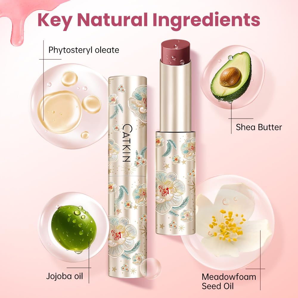 CATKIN Glossy Lip Balm Ultra Hydating Glow Lip Tinted Jelly Plump Melting Balm Shea Butter Repair Soothing For Dry Lips Dewy Finished 0.12 oz C05 SUNFLOWER Catkin buy supplements canada
