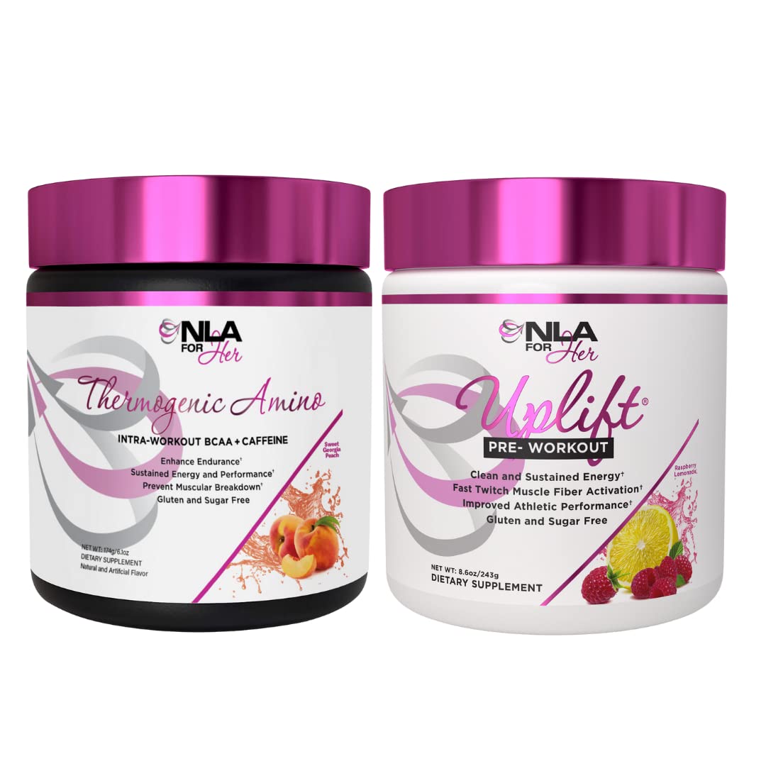 NLA for Her Pre/Intra Workout Stack (Includes Her Thermogenic Amino Georgia Peach NLA for Her buy supplements canada
