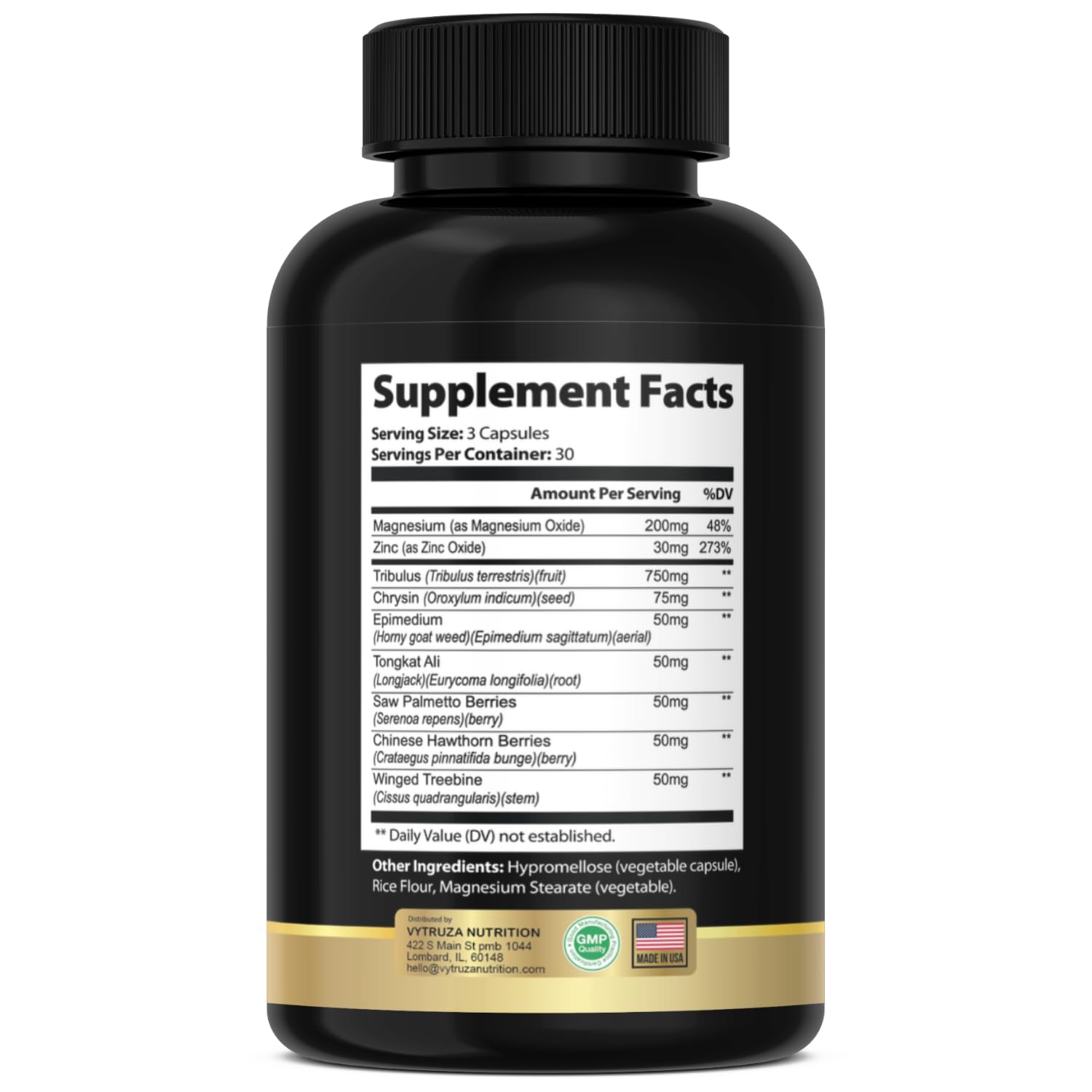VYTRUZA Nutrition Advanced T-Boost Formula Test Support Capsules, Premium Ingredients, Energy, Strength Support Supplement for Men, 90 Capsules VYTRUZA buy supplements canada