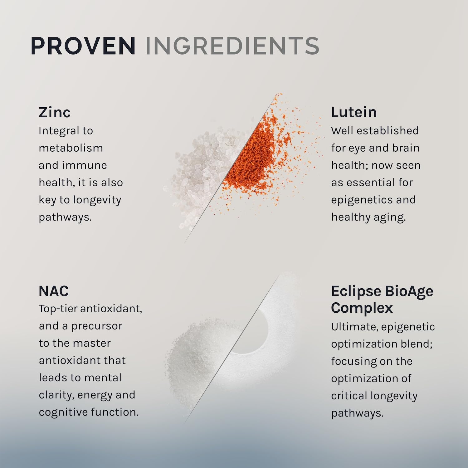 InfiniWell InfiniAge Longevity Supplements - Advanced Cellular Health Supplements with Lutein, N-Acetyl Cysteine (NAC) & Low Dose Zinc - Support Nutrient Sensing & Mitochondrial Health (30 Capsules) InfiniWell buy supplements canada