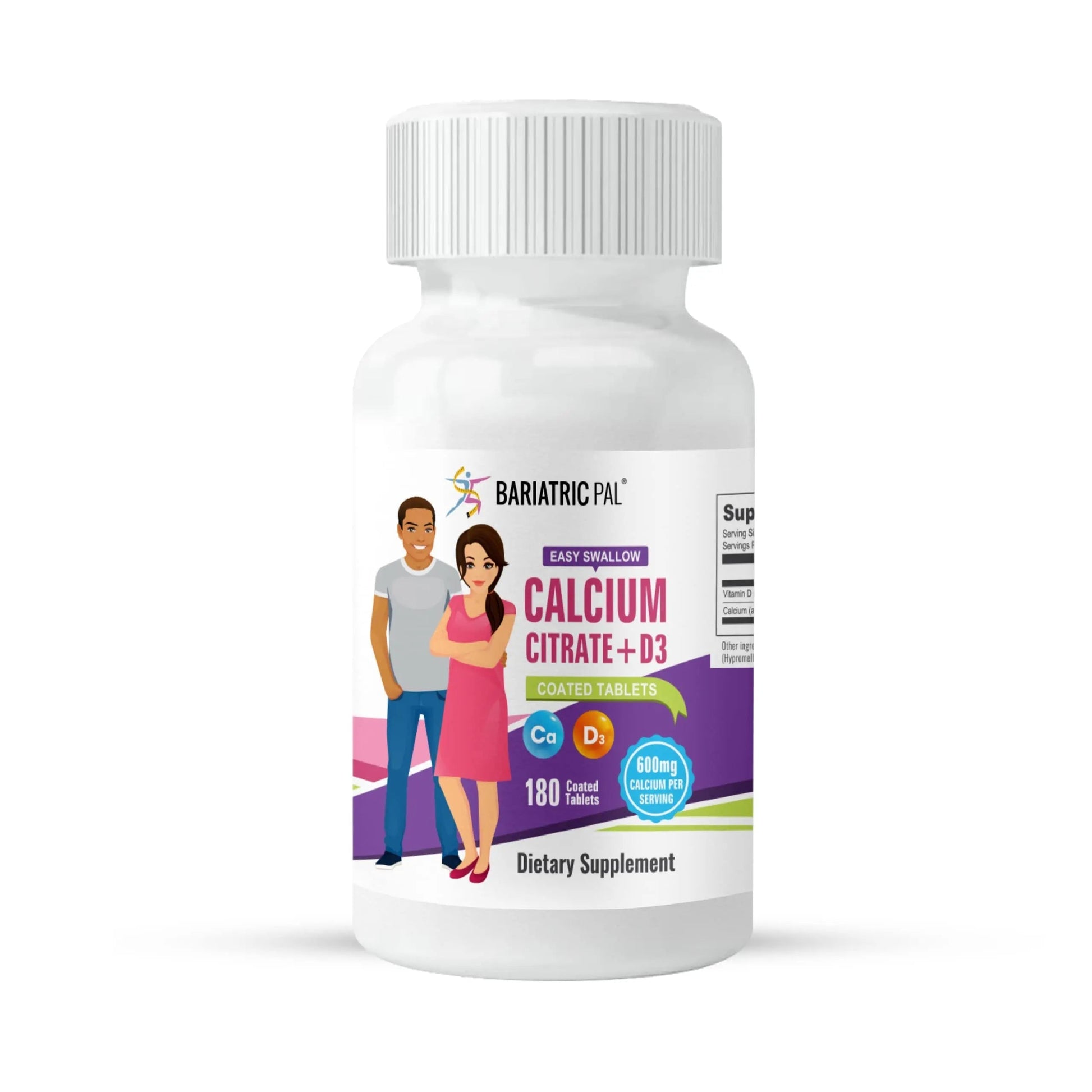 BariatricPal 30-Day Bariatric Vitamin Bundle Multivitamin ONE 1 per Day! Capsule with 60mg Iron Easy Swallow Calcium Citrate BariatricPal buy supplements canada