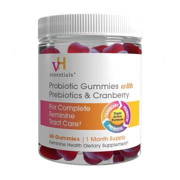 vH essentials Probiotic Gummies with Prebiotics & Cranberry, Concentrated Extract vH essentials buy supplements canada