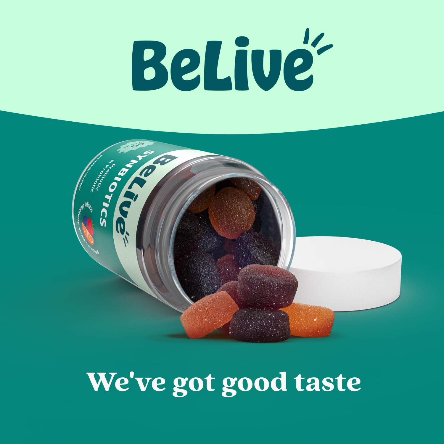 BeLive Synbiotics - Probiotic & Prebiotic Fiber Gummies – High Strength Inulin (3g), Dietary Fiber Supplement, Digestive Support for Kids & Adults BeLive buy supplements canada