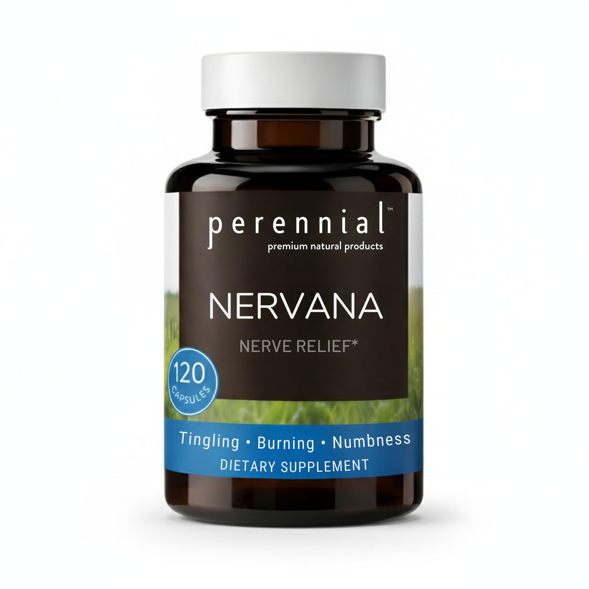 Perennial Nervana – Herbal Nerve Support for Tingling, Burning & Numbness Relief – Promotes Calm Focus & Stress Resilience – Non-Drowsy Mood Balance – 120ct* Perennial buy supplements canada