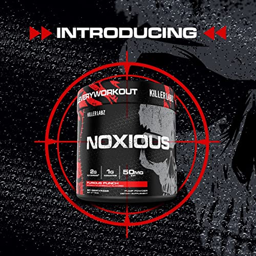Noxious Extreme Nitric Oxide Booster Pump Pre-Workout Powder | Endurance and Muscle KILLER LABZ buy supplements canada