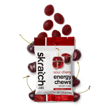 Skratch Labs Sport Energy Chews, Sour Cherry with Caffeine (10 Pack) Skratch Labs buy supplements canada