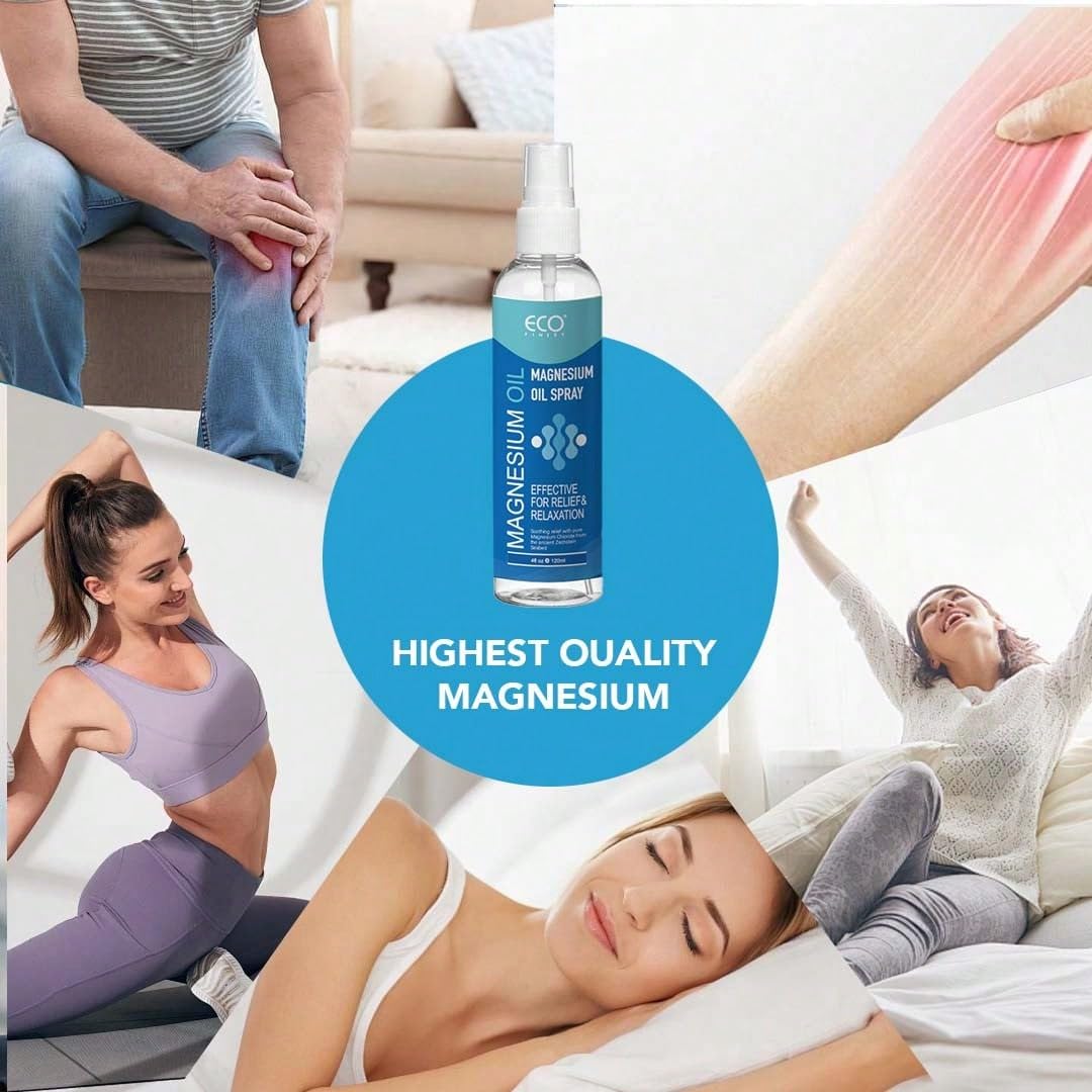 Magnesium Oil Spray For Muscle & Joint Relief – Natural Relaxation & Sleep Support, 4oz Fast-Absorbing Body Mist generic buy supplements canada