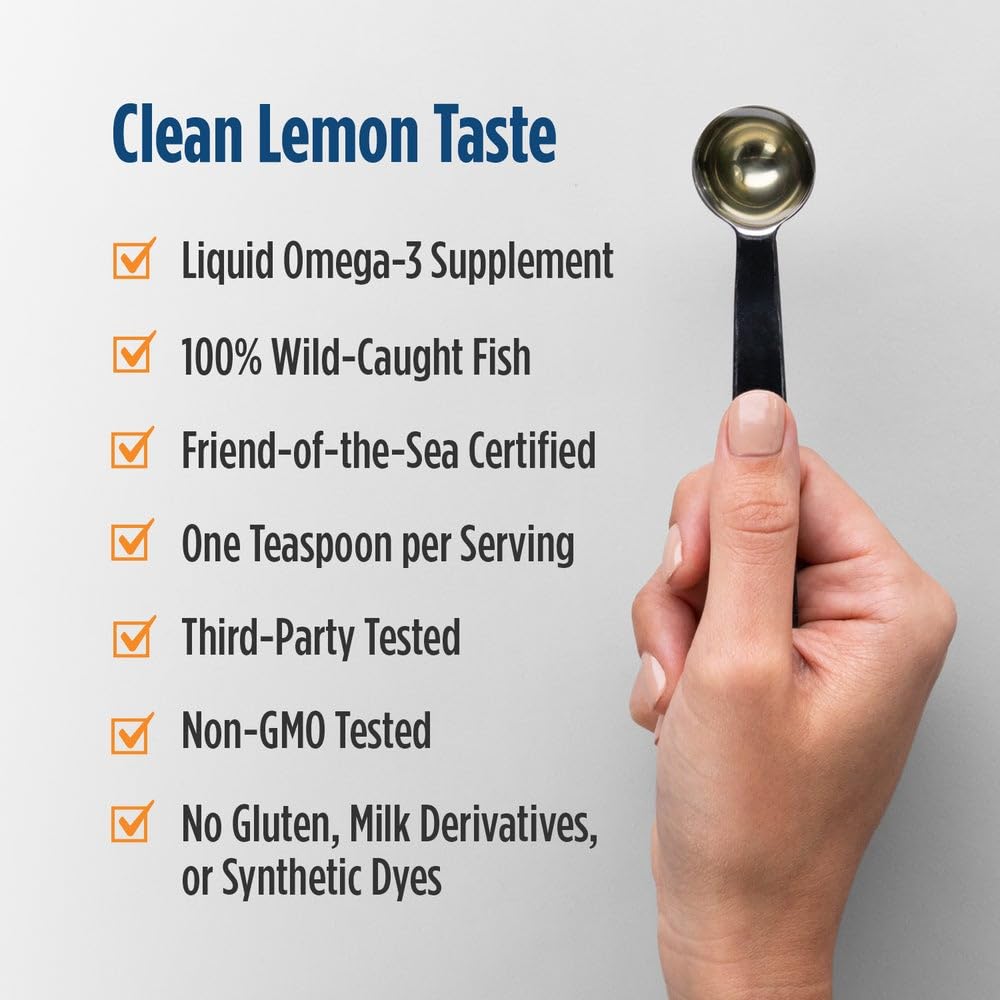 Nordic Naturals Omega-3D, Lemon Flavor - 8 oz - 1560 mg Omega-3 + 1000 IU Vitamin D3 - Fish Oil - EPA & DHA - Immune Support, Brain & Heart Health, Healthy Bones - Non-GMO - 48 Servings Nordic Naturals buy supplements canada