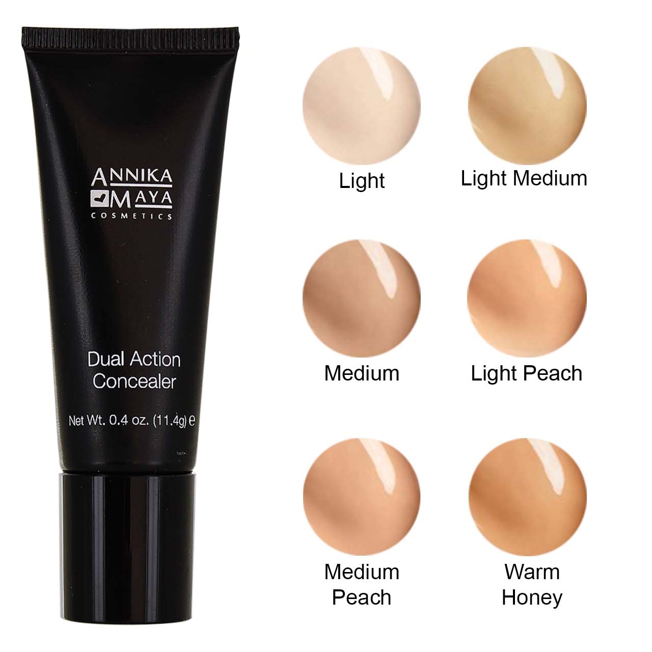 Annika Maya Dual Action Undereye Concealer for Neutralizing Dark Circles (Light) Annika Maya Cosmetics buy supplements canada