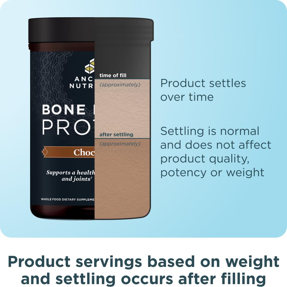 Ancient Nutrition Protein Powder Made from Real Bone Broth, Chocolate, 20g Protein Per Serving, 20 Serving Tub, Gluten Free Hydrolyzed Collagen Ancient Nutrition buy supplements canada