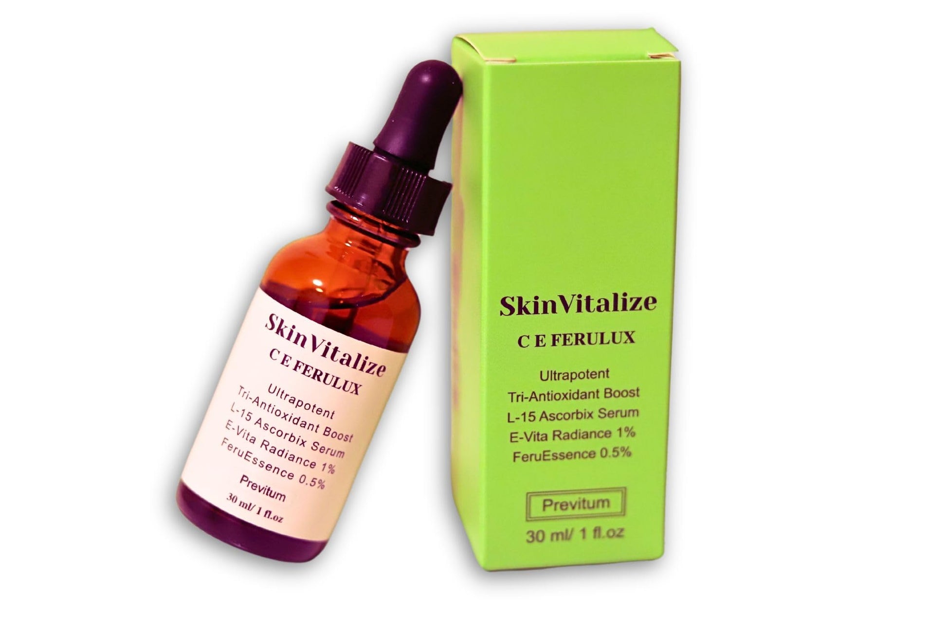 SkinVitalize C E ferulux Vitamin C Serum - 30ml: Advanced Formula for Fighting with Wrinkles Msupps.com buy supplements canada