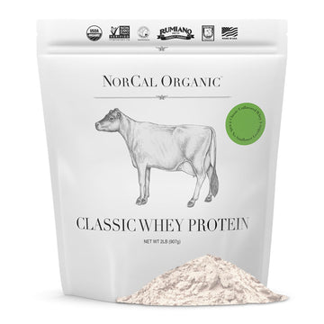 NorCal Organic Classic Whey Protein - 2lbs Bulk | 100% Grass-Fed & Finished NorCal Organic buy supplements canada