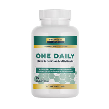 Nature's Lab Gold One Daily Multivitamin - Contains 19 Essential Vitamins & Minerals including Vitamin C, D3 & Zinc - 60 Capsules (2 Month Supply) Nature's Lab buy supplements canada