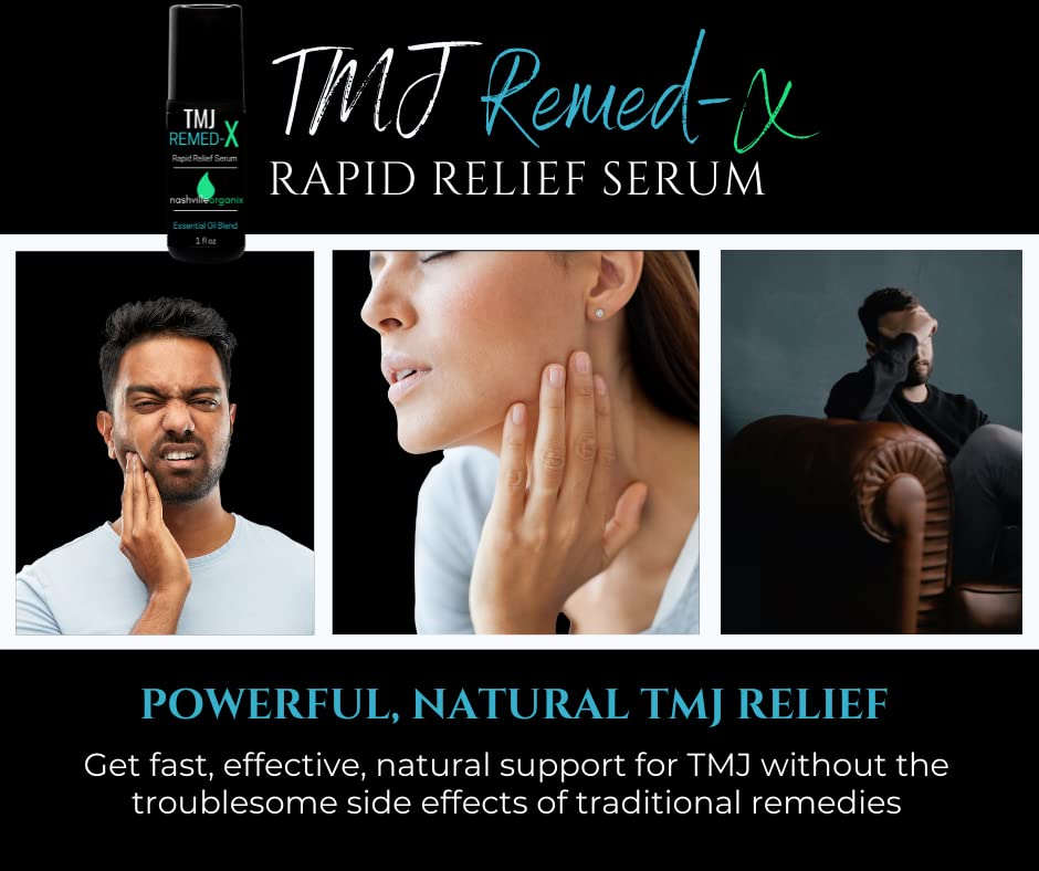 Dr. A's TMJ Remed-X Rapid Relief Serum | Deep Muscle & Jaw Tension Essential Oil Cream Doctor Angela Essential buy supplements canada