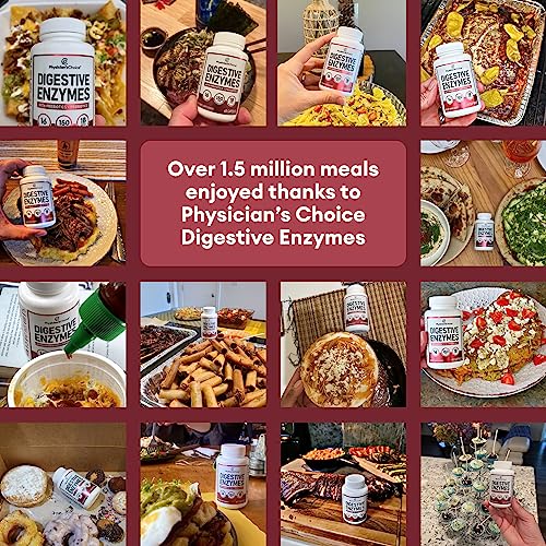 Physician's CHOICE Digestive Enzymes - Multi Enzymes, Organic Prebiotics & Probiotics Physician's CHOICE buy supplements canada