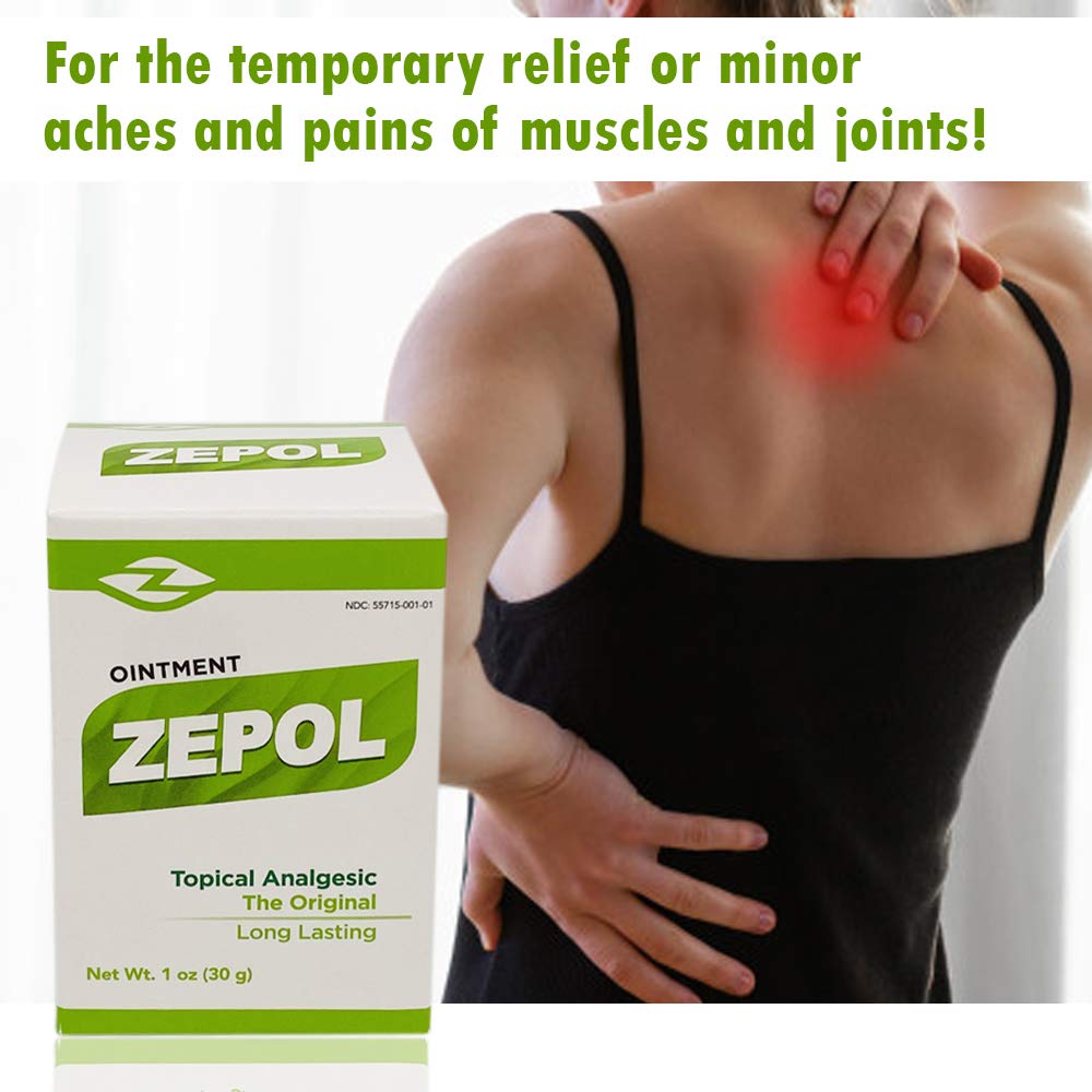 Zepol Original. Topical Ointment for Muscles, Joints, Backache, Sprains, and Strains. 1 oz. Pack of 2 Zepol buy supplements canada