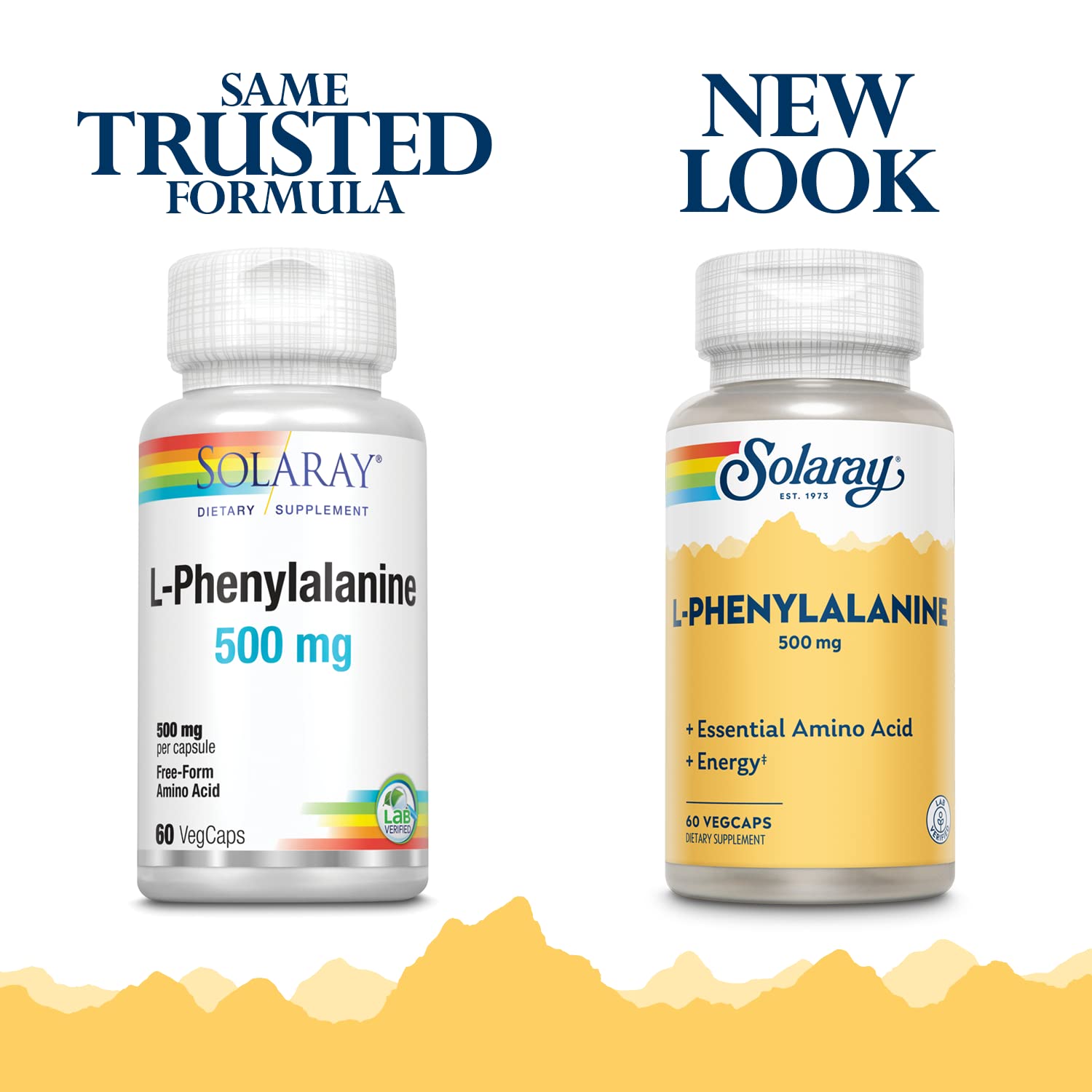 SOLARAY L-Phenylalanine Veg Cap (Btl-Plastic) 500mg | 60ct SOLARAY buy supplements canada