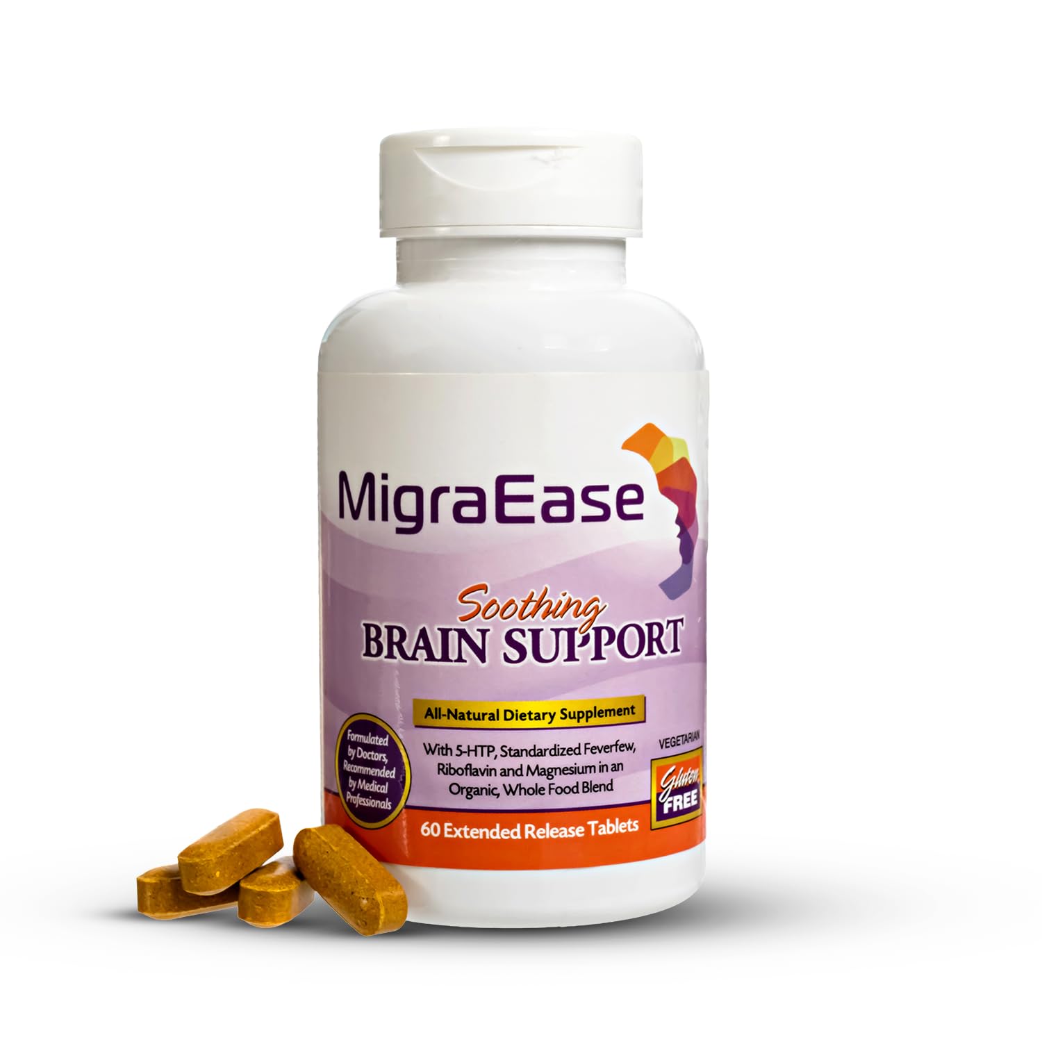 Doctor Knowles Migraine Supplement |Complete Natural Migraine Prevention & Relief Pills with Magnesium, 5-HTP, Feverfew, Riboflavin & Organic Blend |Caffeine Free, Extended-Release Tablets (60 Units) DR. KNOWLES buy supplements canada