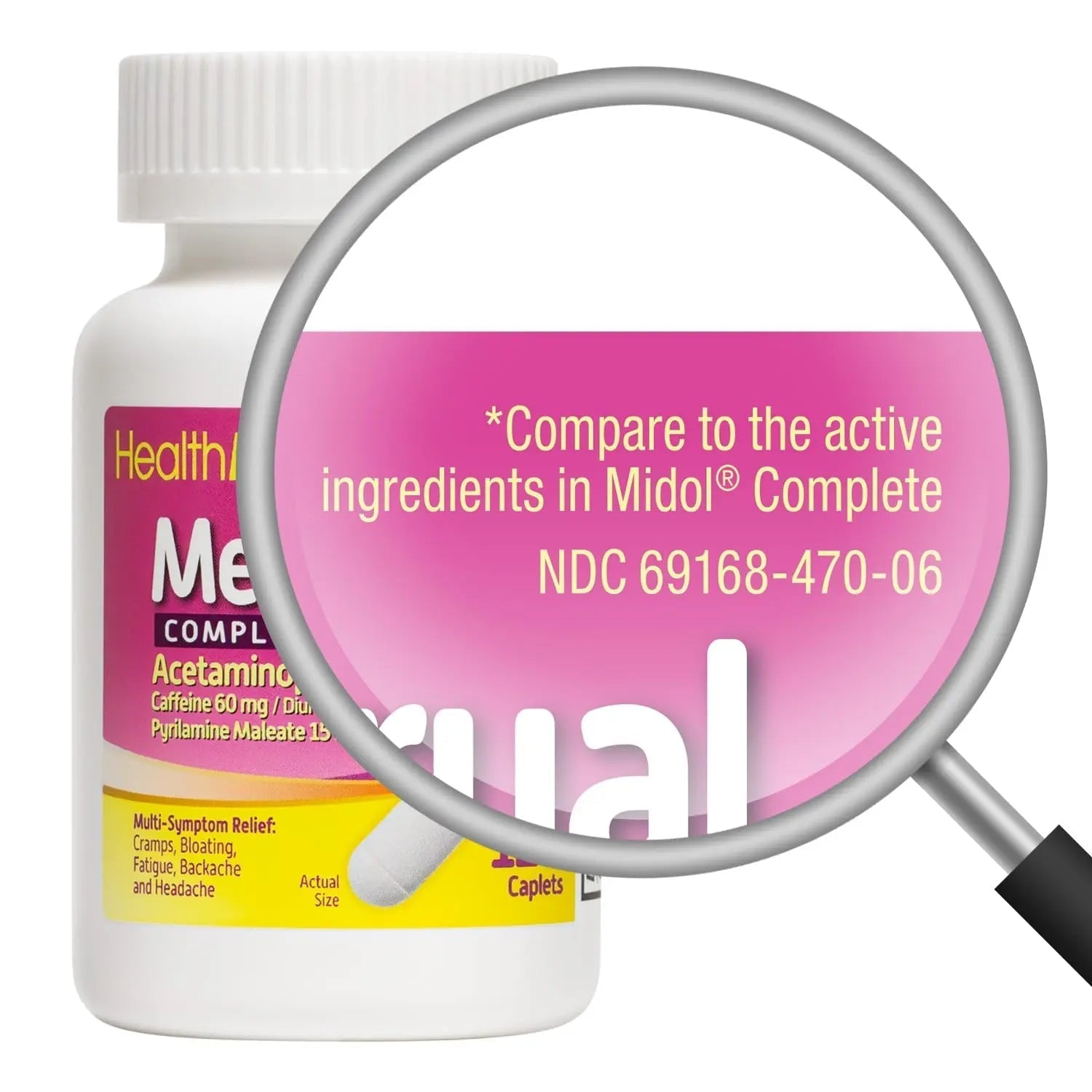 HealthA2Z® Menstrual Complete Pain Relief Tablets | Relieves Cramps, Bloating, Fatigue, Backache & Headache (120 Counts) (Pack of 2) HealthA2Z buy supplements canada
