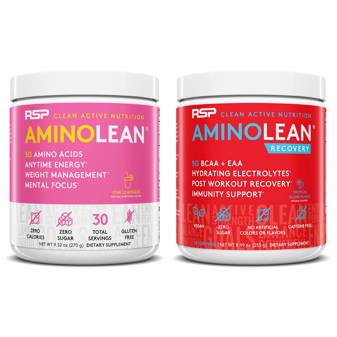 RSP NUTRITION AminoLean Pre Workout Energy (Pink Lemonade 30 Servings) RSP NUTRITION buy supplements canada