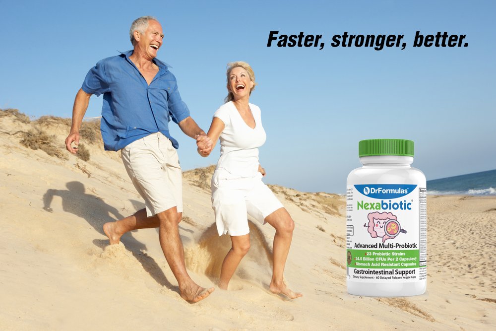 DrFormulas Nexabiotic 23 Multi Probiotic for Women and Men - Dr. formulated with Lactobacillus Acidophilus, Bifidobacterium Infantis, Saccharomyces Boulardii, 17.25 Billion CFUs DrFormulas buy supplements canada