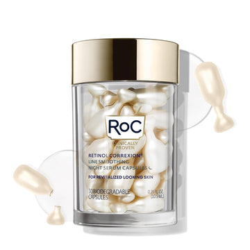RoC Retinol Correxion Anti-Aging Wrinkle Night Serum, Retinol Serum for Face, Daily Treatment for Fine Lines RoC buy supplements canada