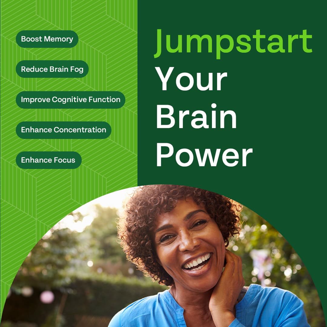 GREEN VALLEY NATURALS - Advanced Brain Power - Supports Healthy, Normal Brain Function, Focus and Concentration, clinically formulated to Support Healthy Brain Clarity. (1 Bottle, 60, Count) GREEN VALLEY NATURALS buy supplements canada