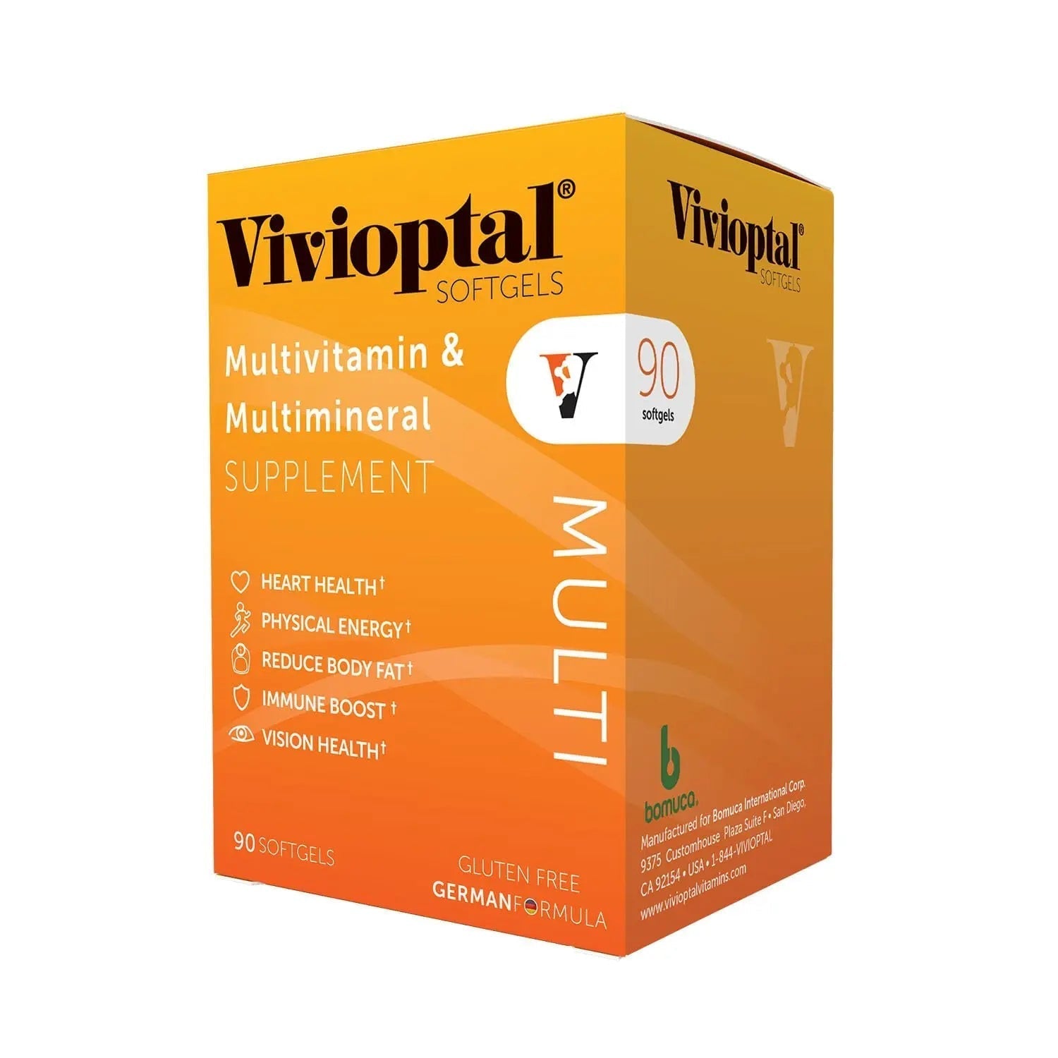 Vivioptal Multi, 90 Softgels (1 Year Supply), Multivitamin & Multimineral, Gluten Free, German Formula Vivioptal Vitamins buy supplements canada