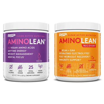RSP NUTRITION Vegan AminoLean Pre Workout Energy (Acai 25 Servings) with AminoLean RSP NUTRITION buy supplements canada