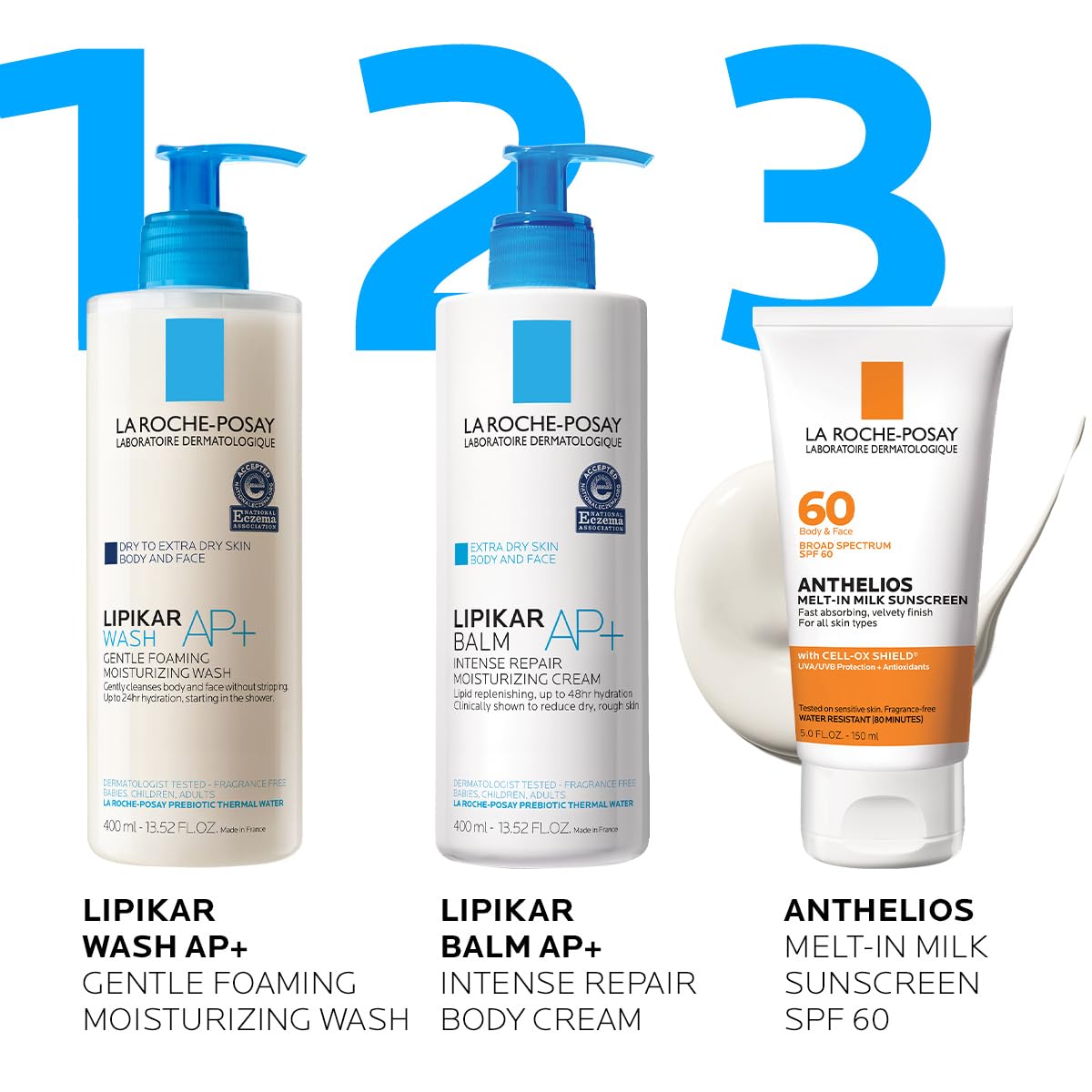 La Roche-Posay Anthelios Melt-In Milk Sunscreen SPF 60, Sunscreen For Body & Face, Broad Spectrum SPF + Antioxidants, Oil Free La Roche-Posay buy supplements canada