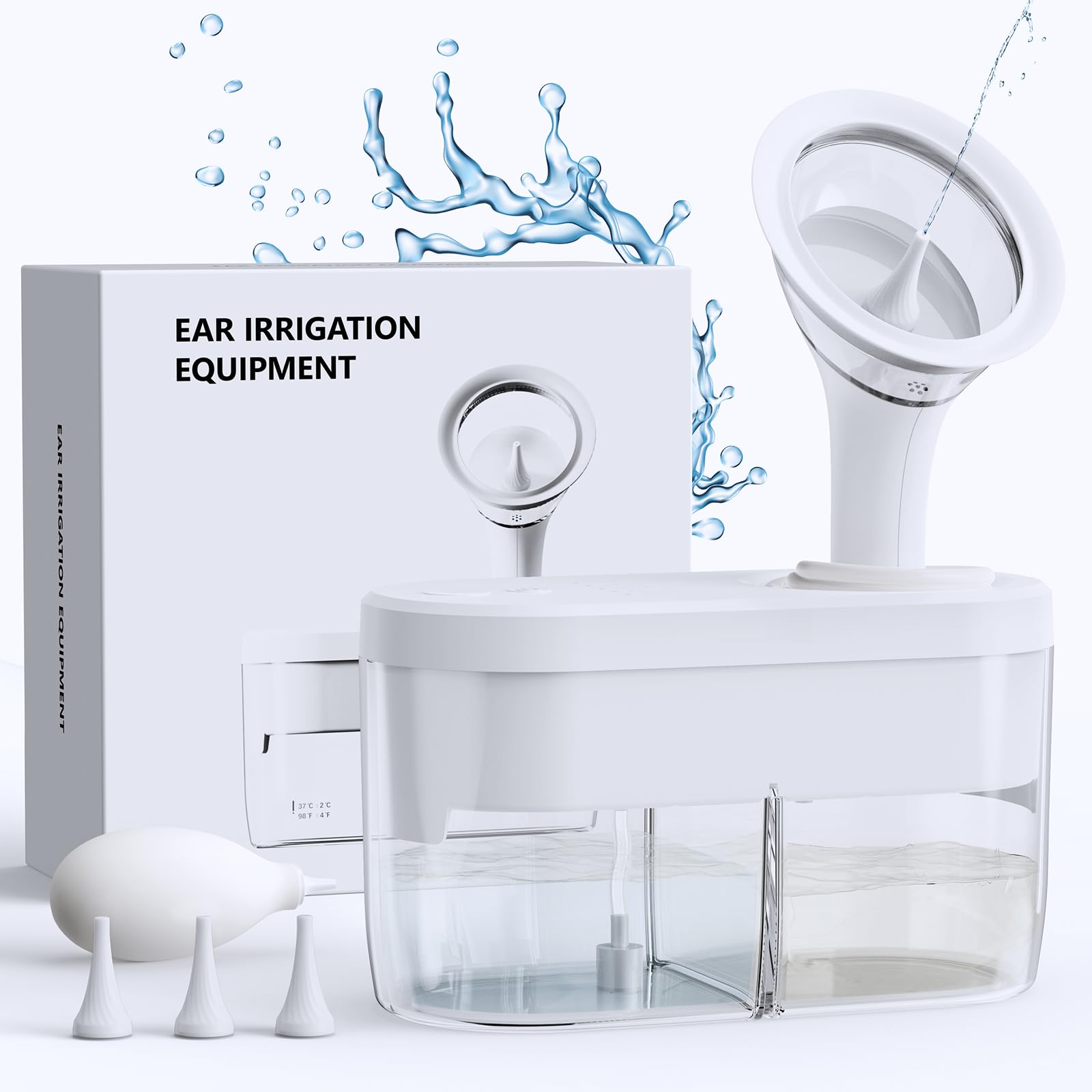 Water Powered Ear Cleaner, Ear Wax Removal Kit with Sewage System KAUGIC buy supplements canada