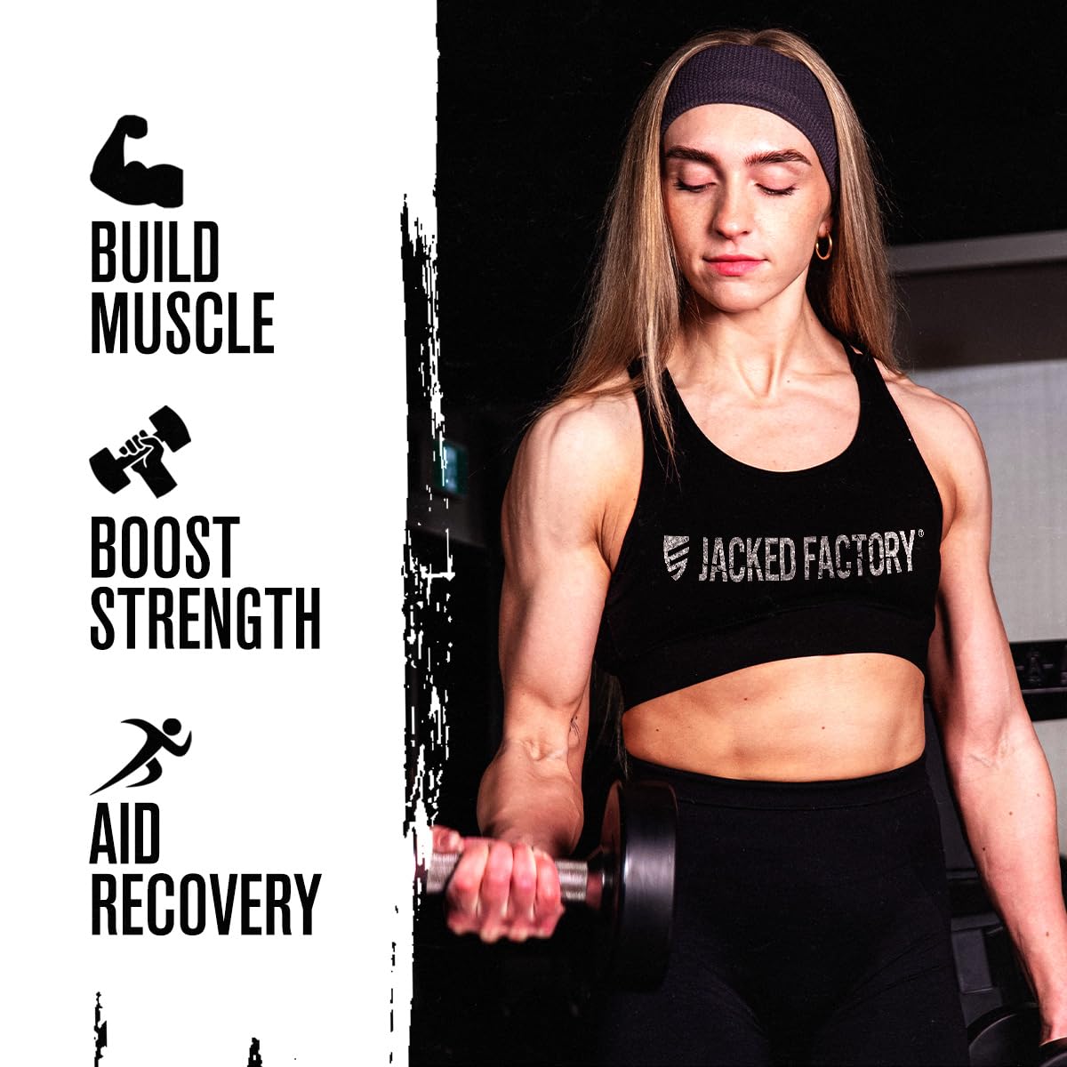 Jacked Factory Creatine HCl Capsules - CON CRET Creatine Pills 750mg - Lean Muscle Growth & Recovery, Boost Strength & Endurance, No Bloating or Cramps - 120 Capsules Jacked Factory buy supplements canada