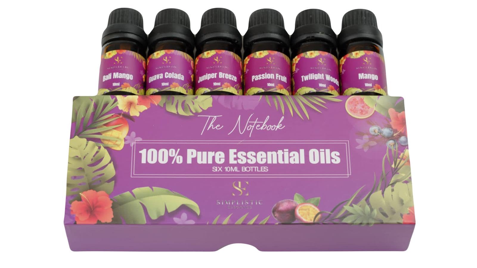 Simplistic Elegance Essential Oils Set - Top 6 Natural Aromatherapy Oils for Diffusers Humidifier Massage Simplistic Elegance buy supplements canada