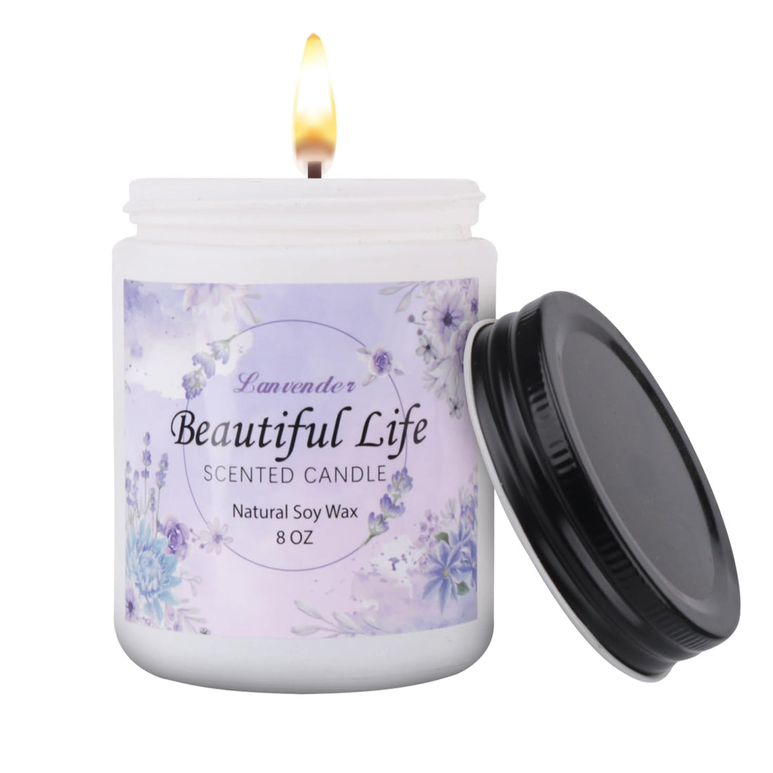 AMIDONSO Lavender Candles for Home Scented,8 oz Aromatherapy Candles Gift,45 Hour Long AMIDONSO buy supplements canada