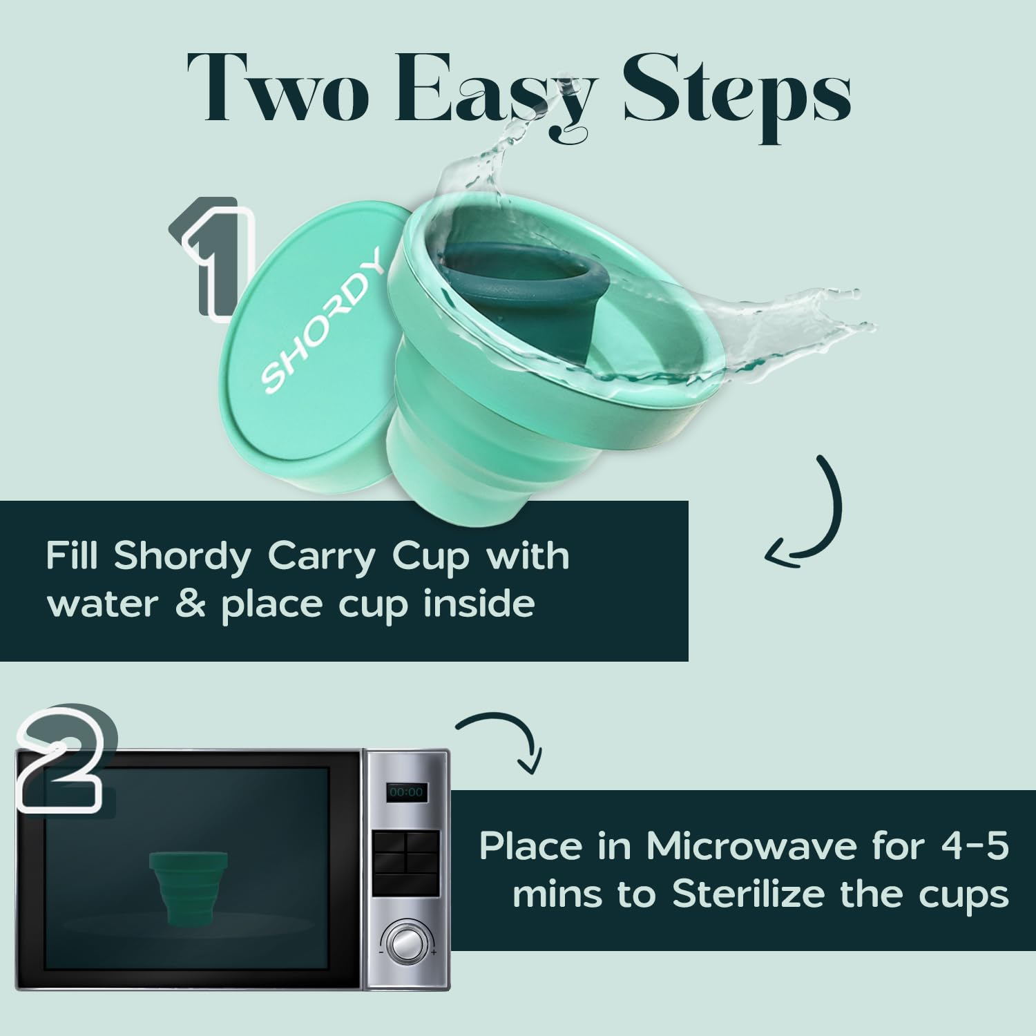SHORDY Menstrual Case Holder for Sterilization, Collapsible Silicone Container - Boil, Sterilize SHORDY buy supplements canada