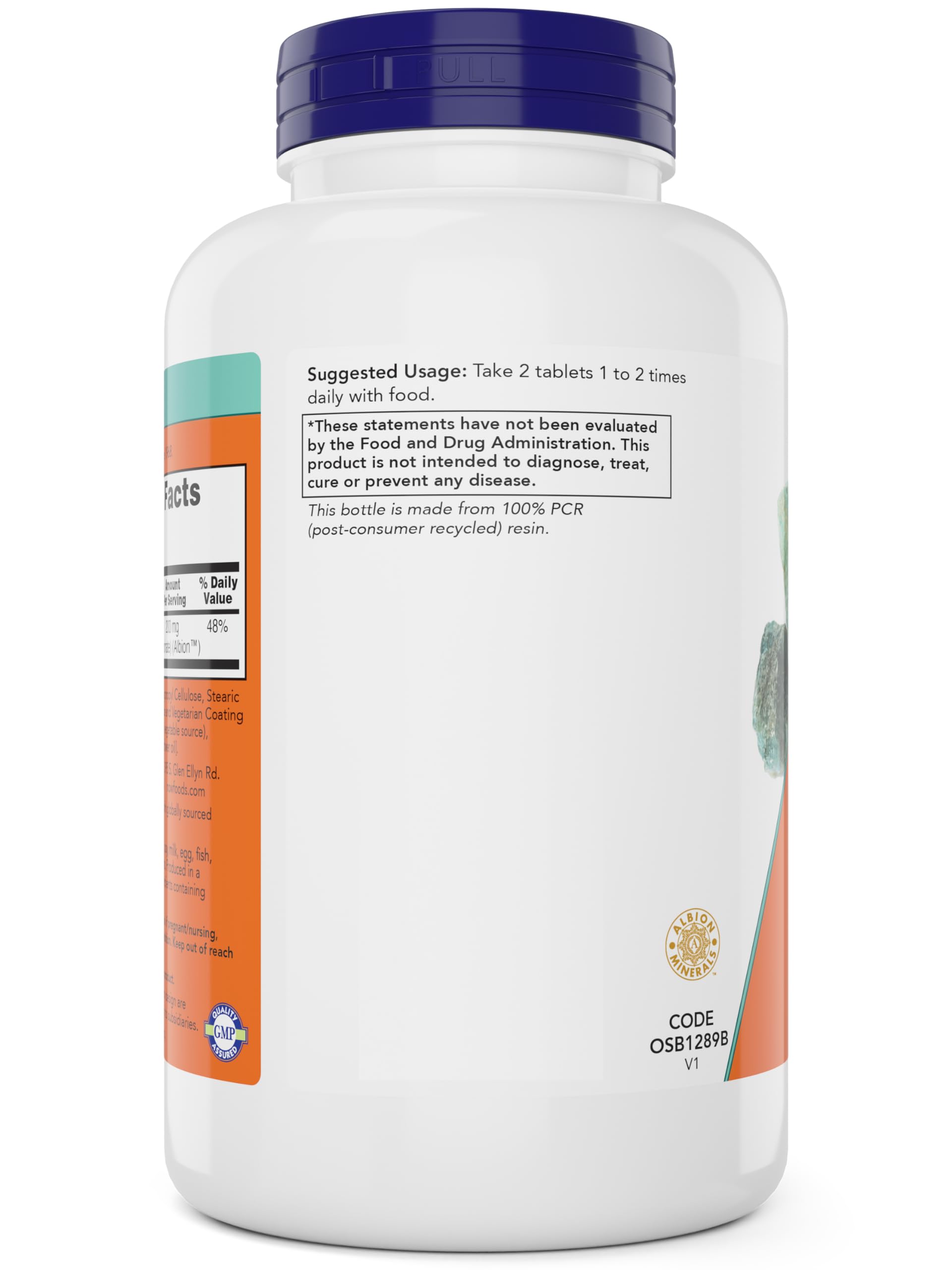 Now Foods Magnesium Glycinate, 240 Tablets - Supports Healthy Muscle and Nerve Functions - Non-GMO NOW Foods buy supplements canada