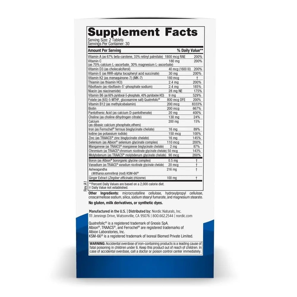 Nordic Naturals Women’s Multivitamin Extra Strength - Skin, Hair, Energy, & Bone Support - Immunity Supplement Nordic Naturals buy supplements canada