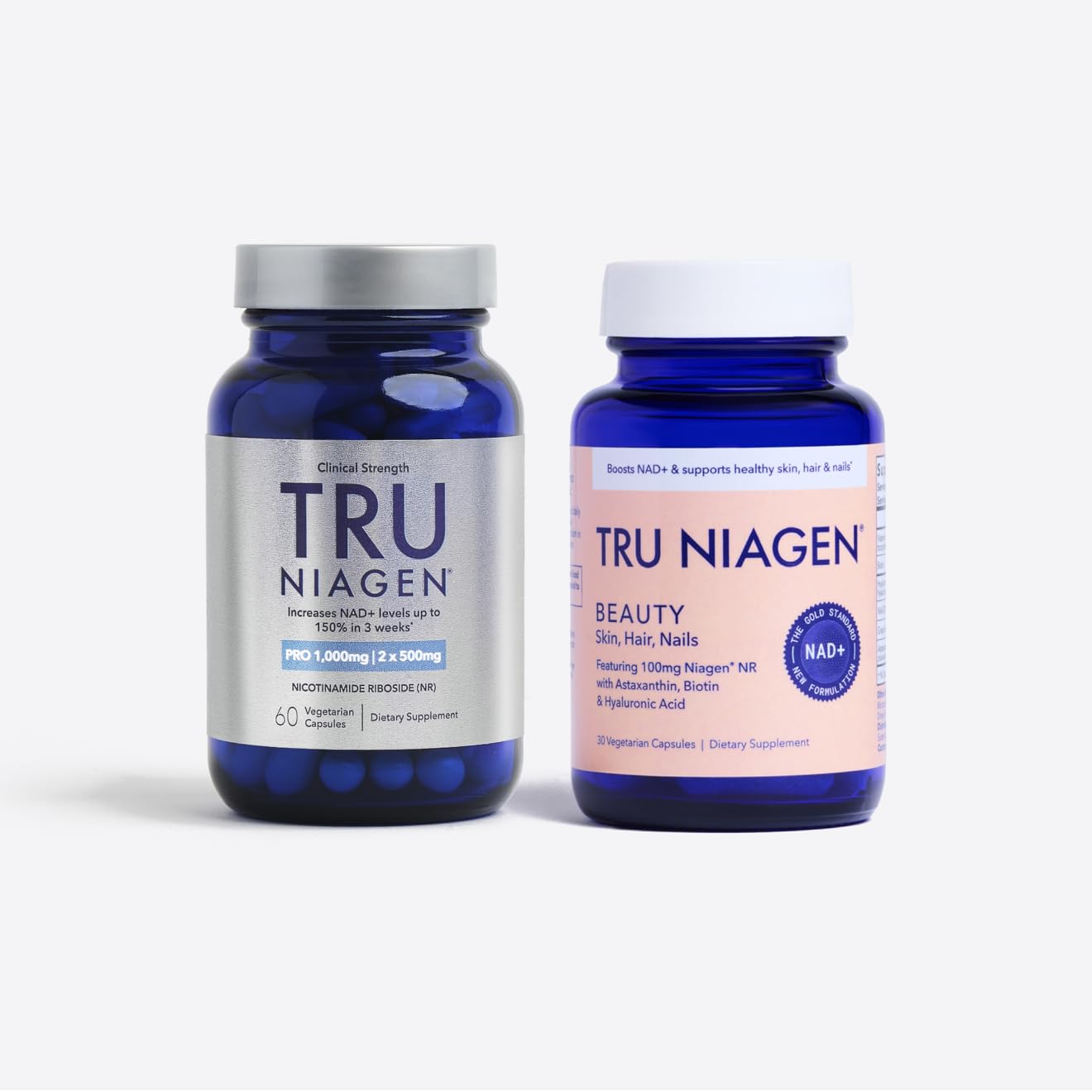 TRU NIAGEN 1,000mg + Beauty Bundle. A Full-Spectrum Bundle for Clinical-Strength Daily NAD+ Support and targeted Beauty Actives for Healthy Skin, Hair, and Nails at The Cellular Level. TRU NIAGEN buy supplements canada