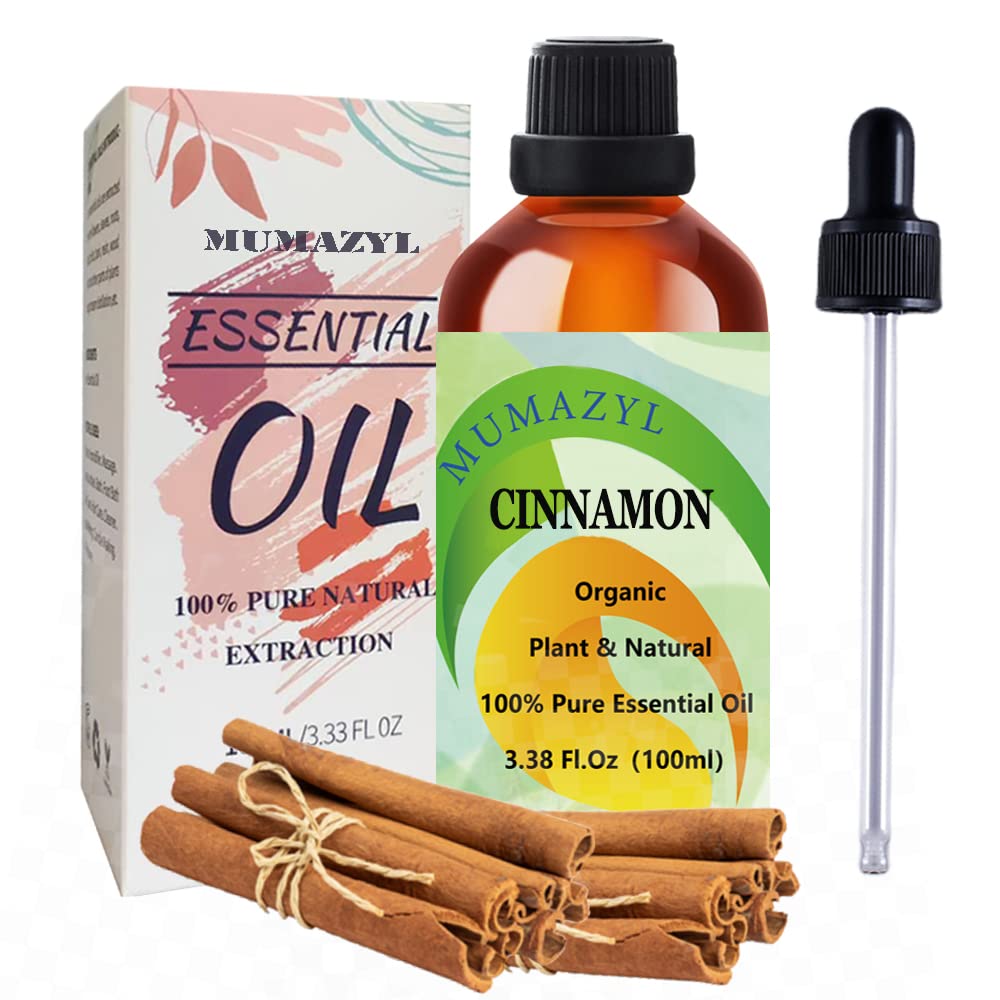 Cinnamon Essential Oil for Diffuser for Home Office Bedroom Bathroom Study Living Yoga Room,100ml 1 Pack MUMAZYL buy supplements canada