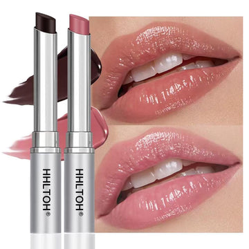 Honey Butter Lipstick Tinted Lip Balm, Shine Moisturizing Plumper Lipstick for Women, Natural Nourishing Hydrating Lip Gloss Stain for Dry Lips, Lightweight Lip Liner Care Makeup, Vegan - Black & Pink HHLTOH buy supplements canada