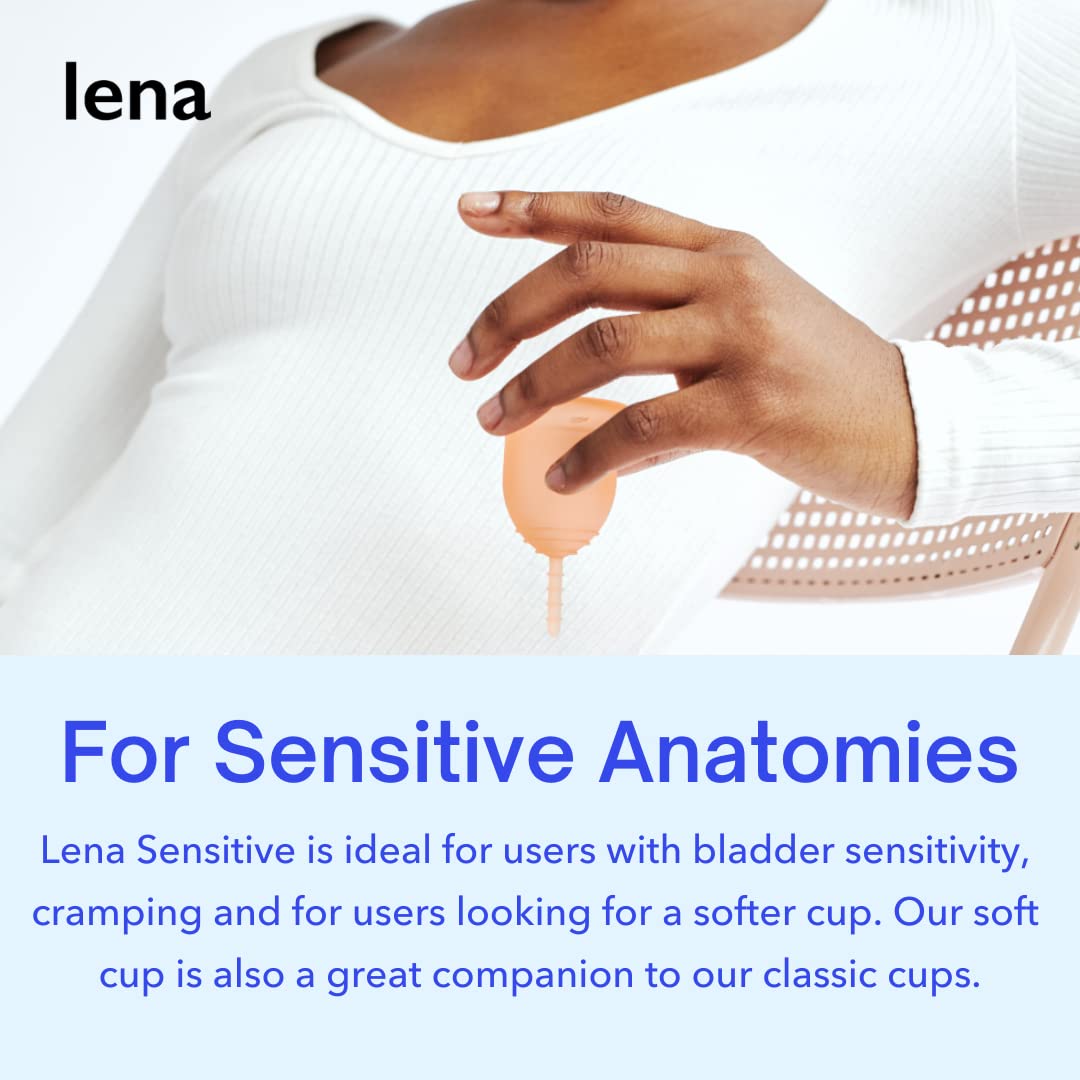 Lena Sensitive Menstrual Cup | Reusable Beginner Period Cup | Wear for 12 Hours Lena buy supplements canada