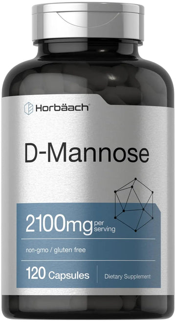 Horbäach D-Mannose Supplement 2100mg | 120 Capsules | Pills for Women and Men | Non-GMO & Gluten Free Horbäach buy supplements canada