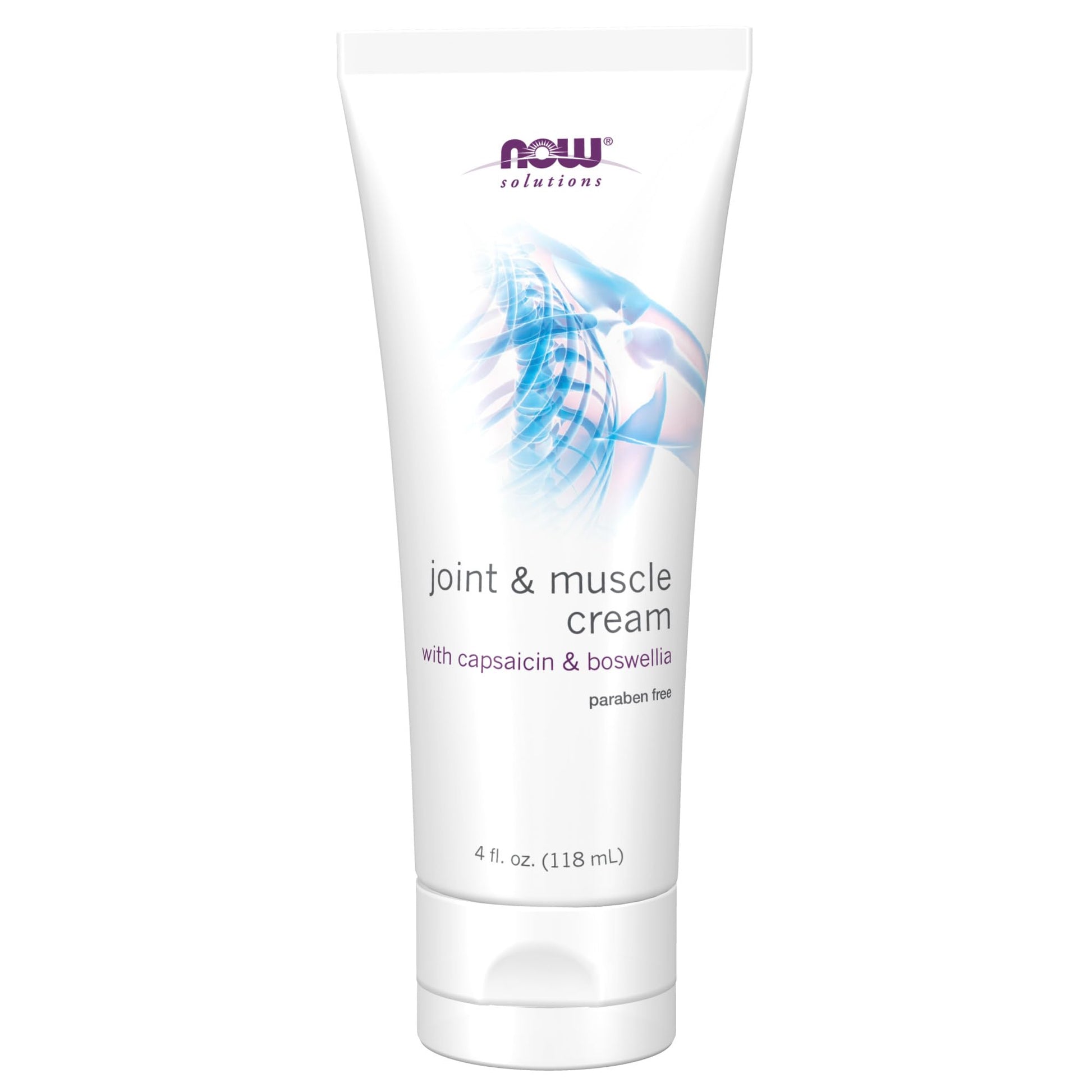 NOW Foods Solutions, Joint & Muscle Cream with Capsaicin and Boswellia, Paraben Free, 4-Ounce NOW Foods buy supplements canada