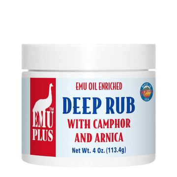 Montana Emu Ranch - EMUplus Deep Rub with Camphor and Arnica 4 Ounce - Made with Pure Emu Oil Montana Emu Ranch buy supplements canada