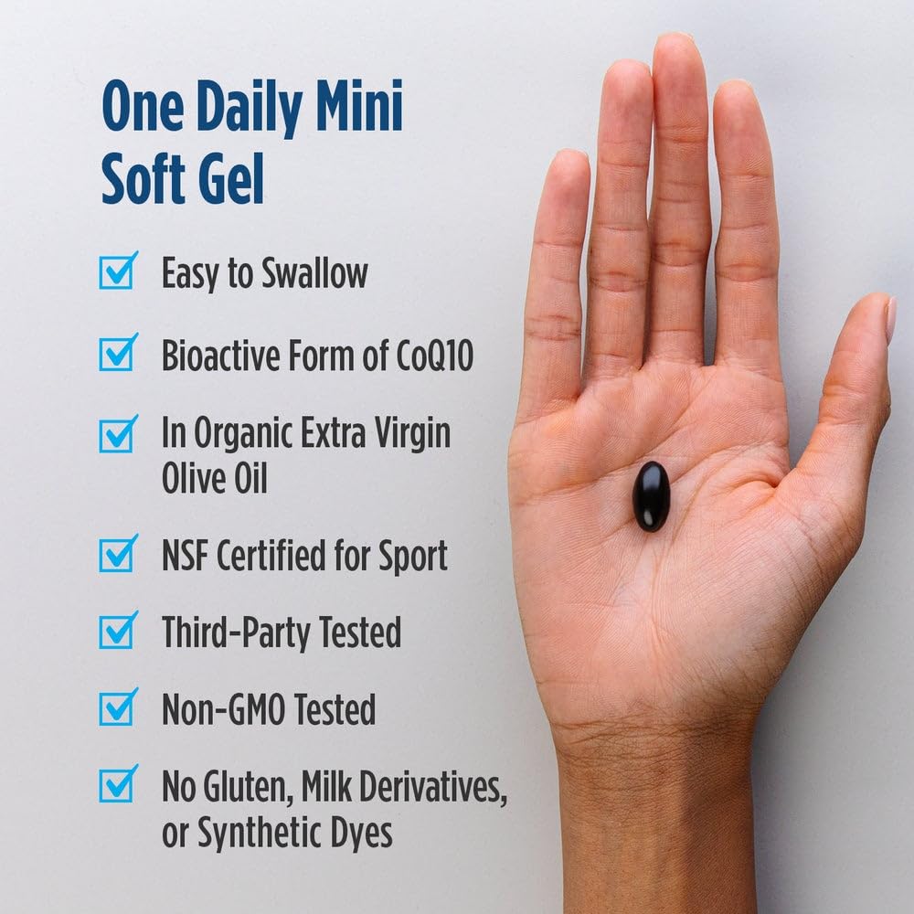 Nordic Naturals Nordic CoQ10 Ubiquinol Sport - 60 Mini Soft Gels - 100 mg Ubiquinol - Heart Health, Physical Performance, Cellular Energy Production - Non-GMO - 60 Servings Nordic Naturals buy supplements canada