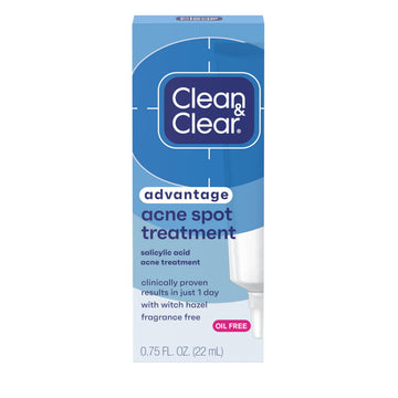 Clean and Clear Advantage Acne Spot Treatment Gel Cream with 2% Salicylic Acid & Witch Hazel, Acne Pimple Medication Clean & Clear buy supplements canada