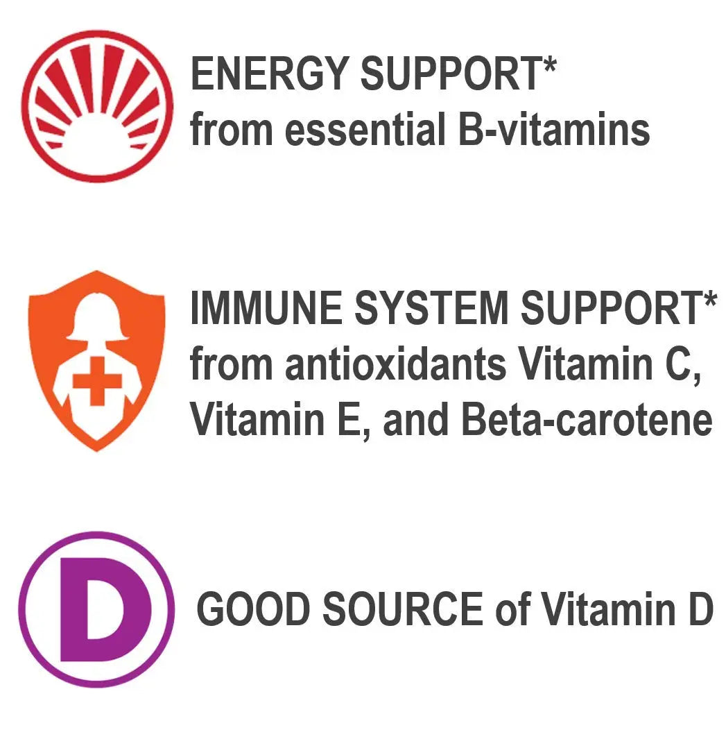 Geritol Multi-Vitamin Nutritional Support Tablets, Balance of 26 Essential Vitamins and Minerals, 100-Count Bottles (Pack of 2) Geritol buy supplements canada