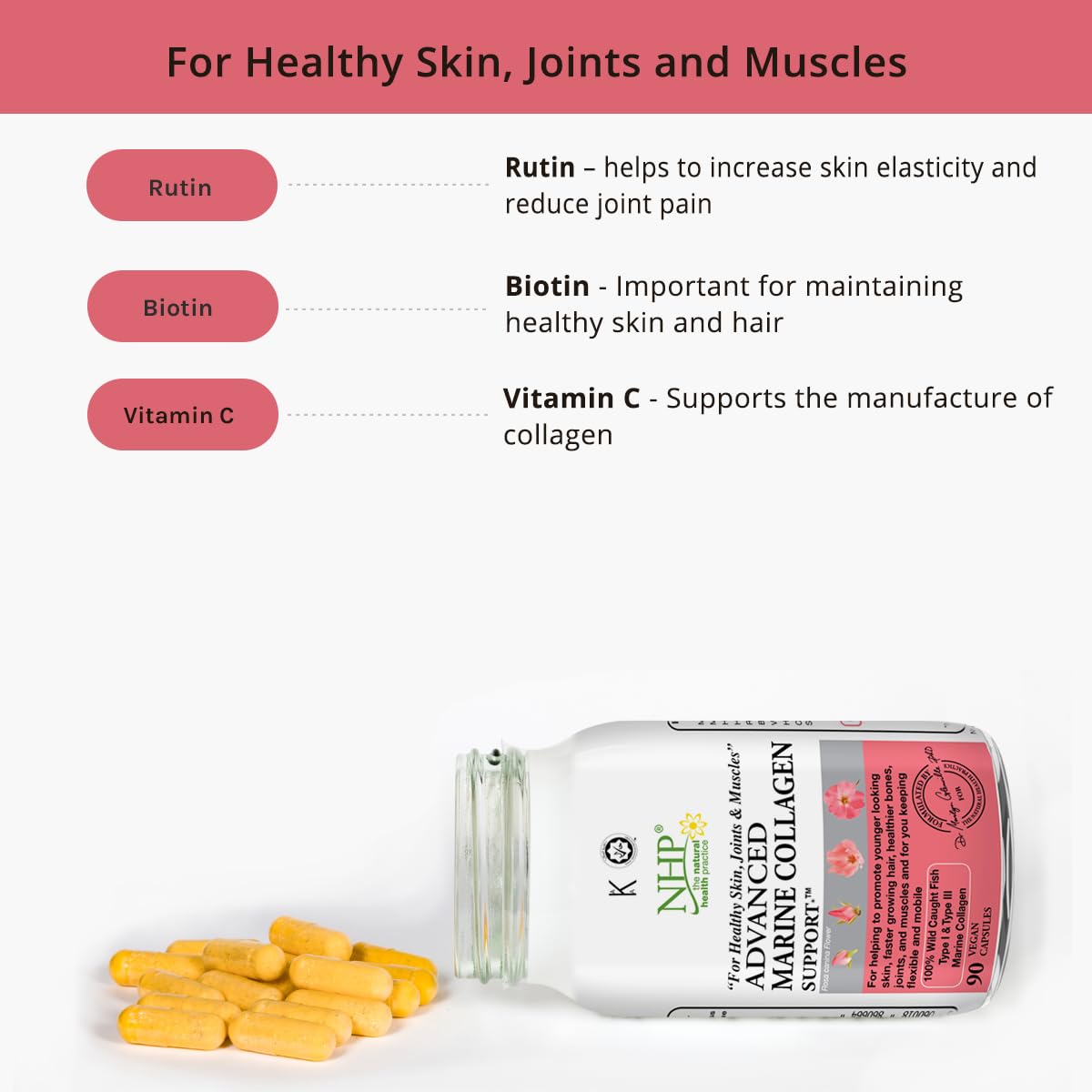Advanced Marine Collagen Support, specifically Designed to Support Skin NHP The Natural Health Practice buy supplements canada